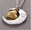 Necklaces, Valentine'S Day Ornaments, Love Moon Couple Necklaces, Pendants