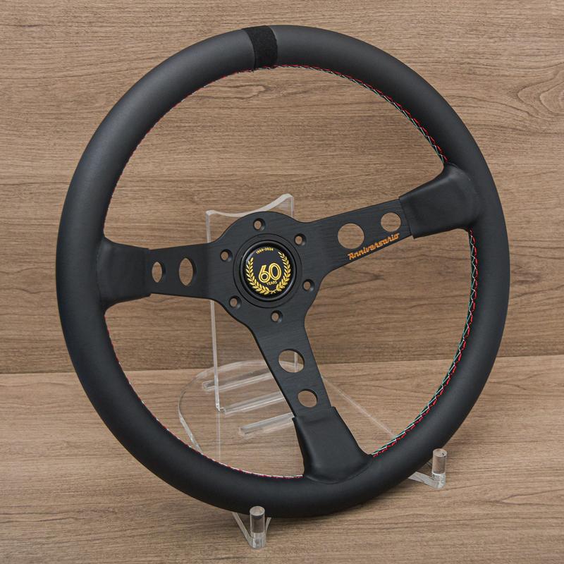 JDM Racing 14Inch 60th Anniversary Steering Wheel Car Drift Leather Sport Steering Wheel For VW HONDA TOYOTA BMW