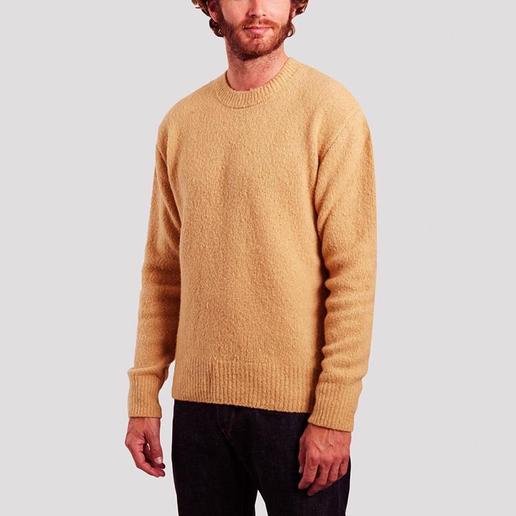 Kenzo FW20 Wool Sweaters Knitwear Men's Beige Yellow FA65PU5013AE-11