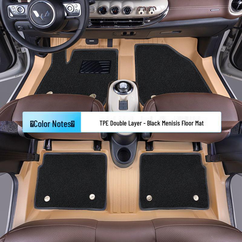 Wuling Bingo TPE Floor Mats - Premium & Lightweight, Original Color, Wear-Resistant, Non-Slip