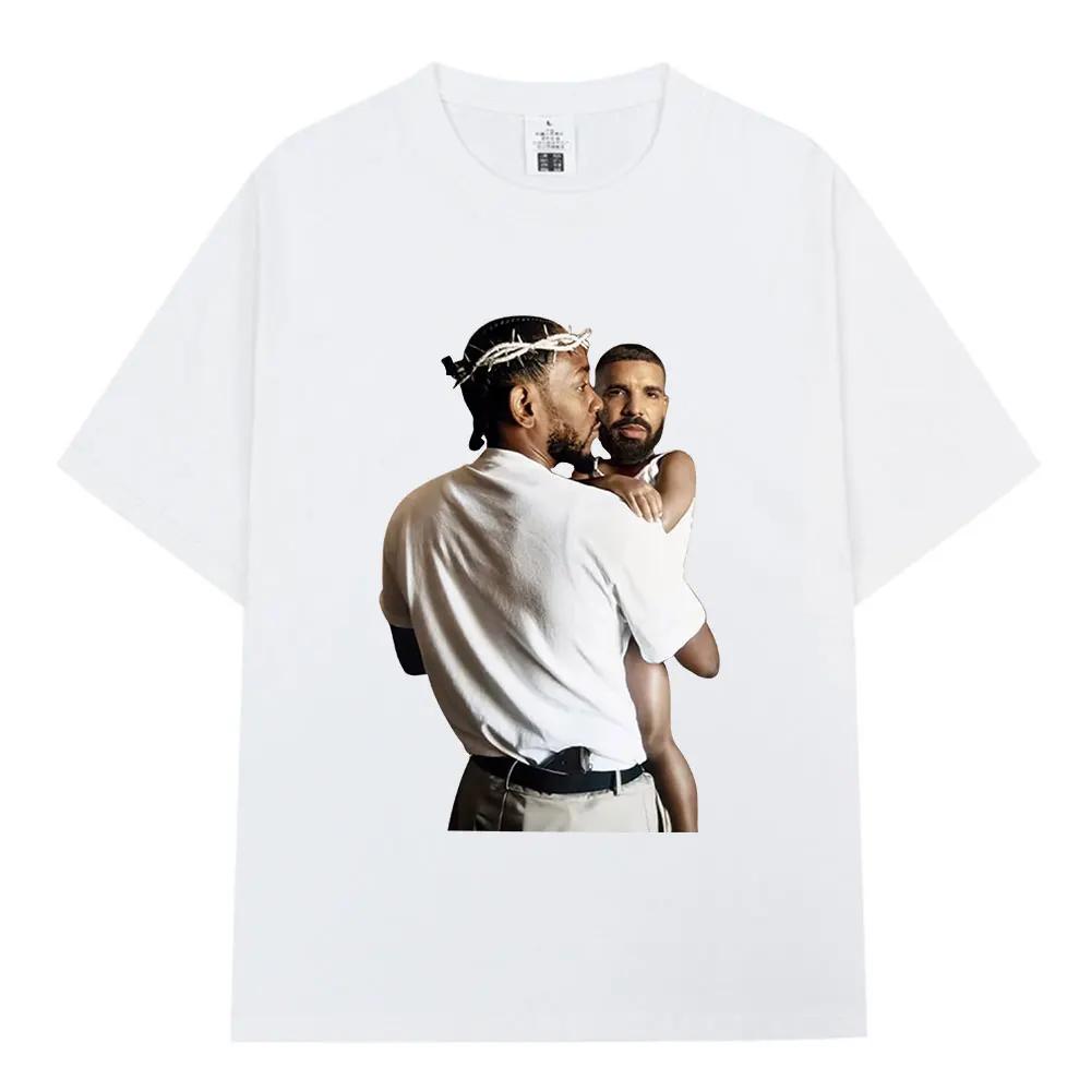 Hip Hop retro T-shirts, streetwear rapper Kendrick Lamar Drake funny T-shirts, Mr. Morale and The Big Steppers T-shirts