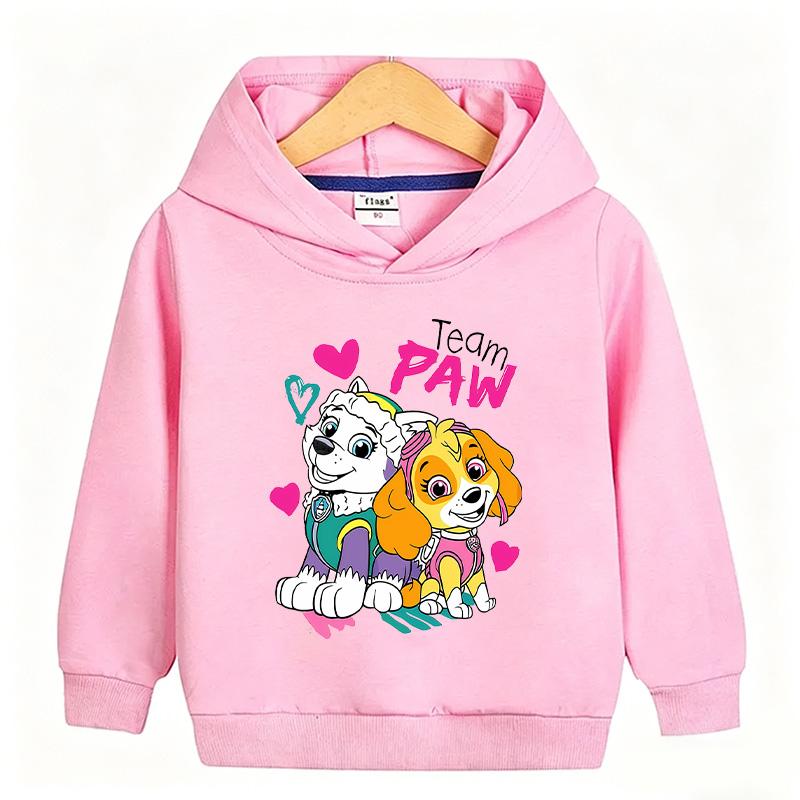 

Skye girls hoodie pullover Cartoon Children Leisure hoodie toddled girls teen Spring Autumn 4 to14 y 100