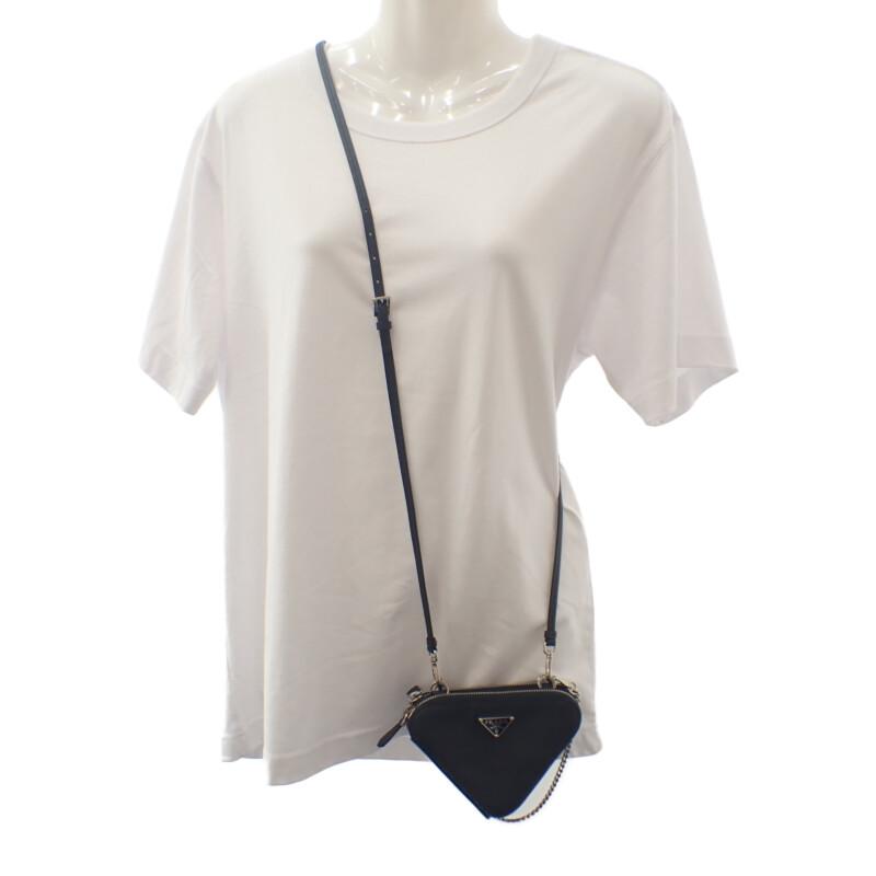 Prada 1NR015 2WAY Bag Black Safiano Women