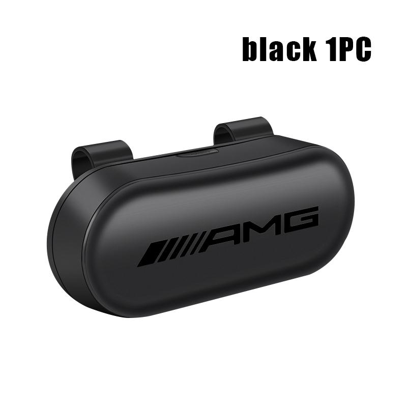 For AMG Car Visor Sunglasses Glasses Case Glasses Holder Clip Box Mercedes Benz Exclusive C200 C260 C300 W202 W203 W204 W205 GLC