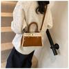 Premium Retro Kleine Tasche Damen Herbst und Winter Neu Lammwolle Kleine Quadratische Tasche Vielseitige Schulter-Umhängetasche