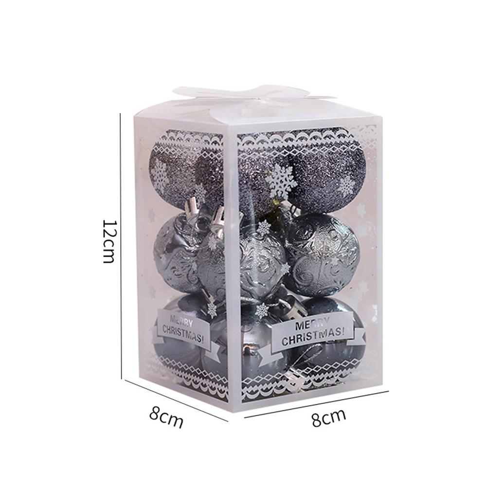 12PCS Christmas Ball Christmas Decoration Christmas Tree Pendant Ornament For Home Decoration Ornaments New Year Decoration