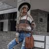 Women's Retro Color Block Christmas Knitted Pullover Sweater