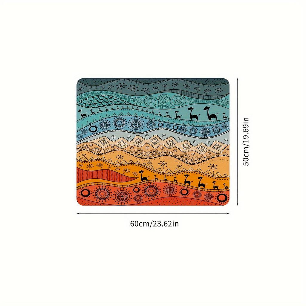Universal Quick-Dry Stain-Resistant Washing Machine Lid Pad: Water-Absorbent, Easy-to-Clean, Dustproof, Cross-Border Roller Design for Home Use.