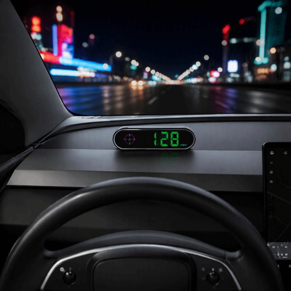 USB Plug and Play Digital Speed Meter Colorful LED HUD Display GPS Speedometer SUV GPS Display