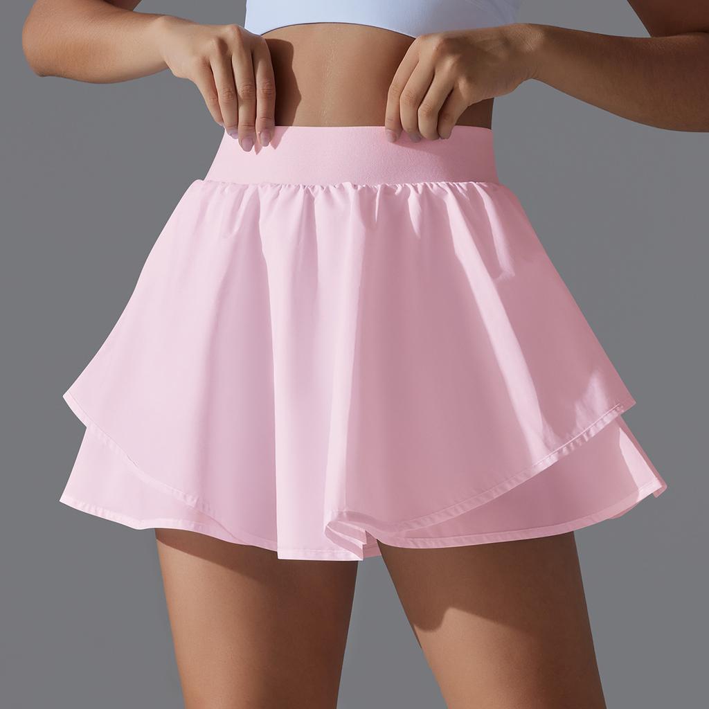 Cool Feeling, Sun Protection, Casual Tennis Skirt, Slimming, Sports Training, Inner Pocket, Anti Glare, Yoga And Fitness Skirt