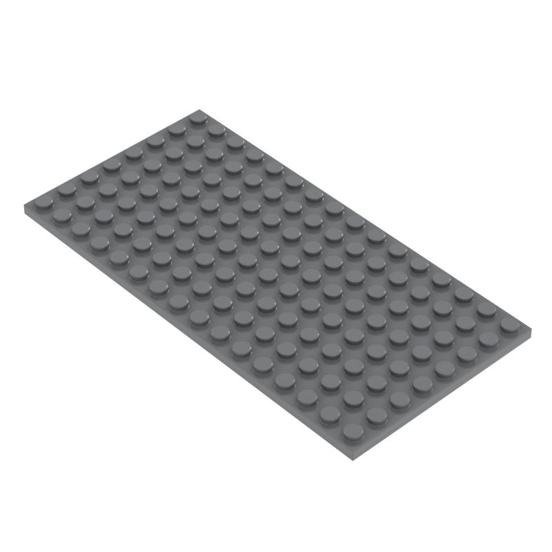6PCS MOC Small Particle Building Blocks 8x16 Pieces Base Plate DIY Parts Accessories Compatible 92438
