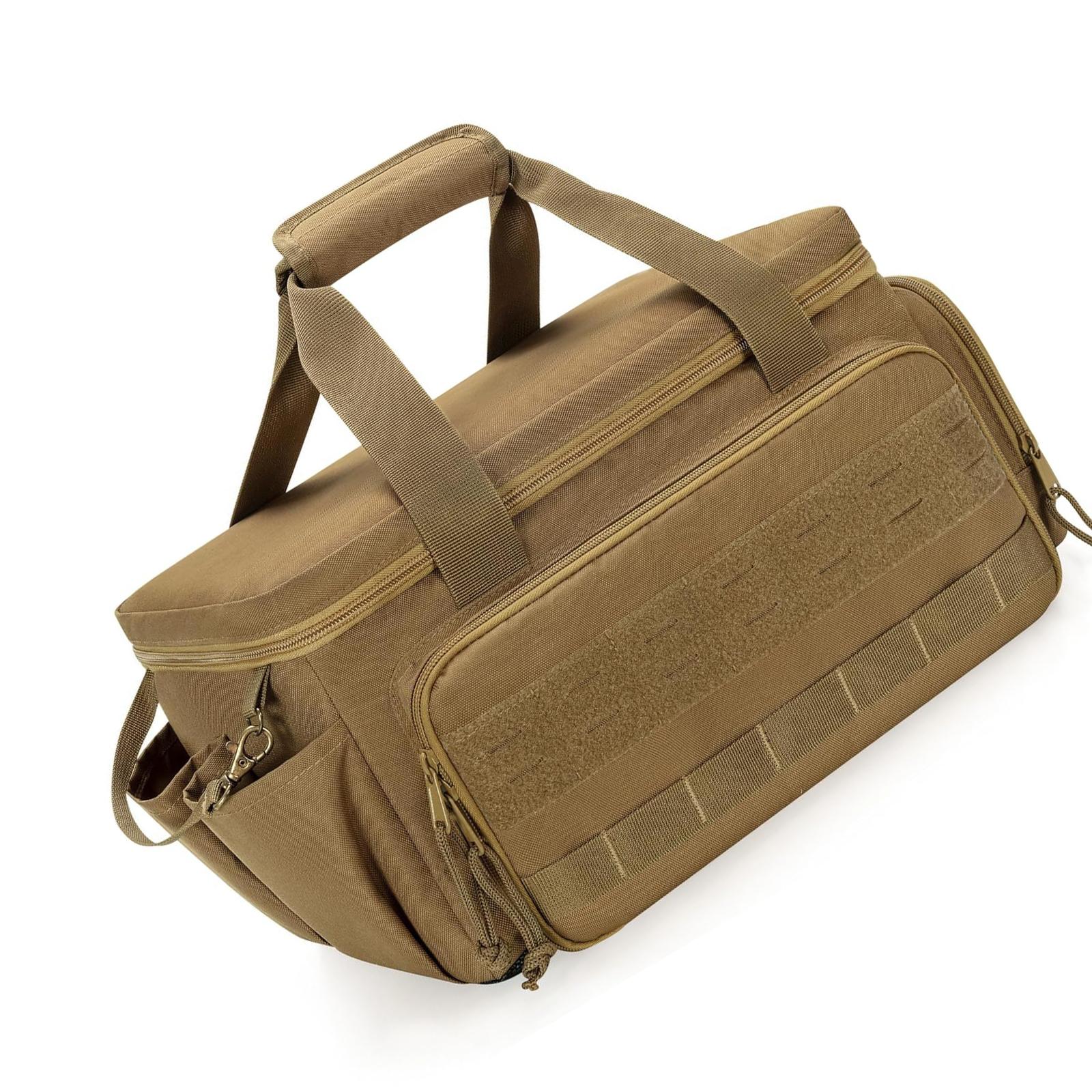 

Маленькая сумка для инструментов для мужчин с нескользящим основанием и толстой подкладкой, идеально подходит для мастеров, электриков, плотников, хаки