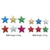 12Pcs Colorful Star Hanging Christmas Tree Decorations Pendant for Home Decor DIY  New Year 2025 Party Supplies Gift Accessories