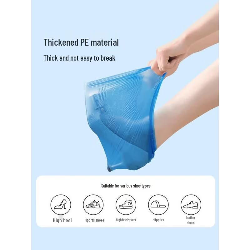 MARYYA Thick Disposable Shoe Covers (100-Pack)