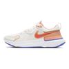 Nike Sneakers da Donna React Miler Electro Orange Crema Vela Bianco DD8502-181