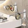Stainless Steel Adjustable Hanging Rack - Versatile Storage Solution for Clothes, Towels & Miscellaneous Goods