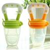 Pack of 2 Baby Fruit Feeder – Soft Silicone Baby Feeder with Handle for Fresh Fruit & Food Feeding