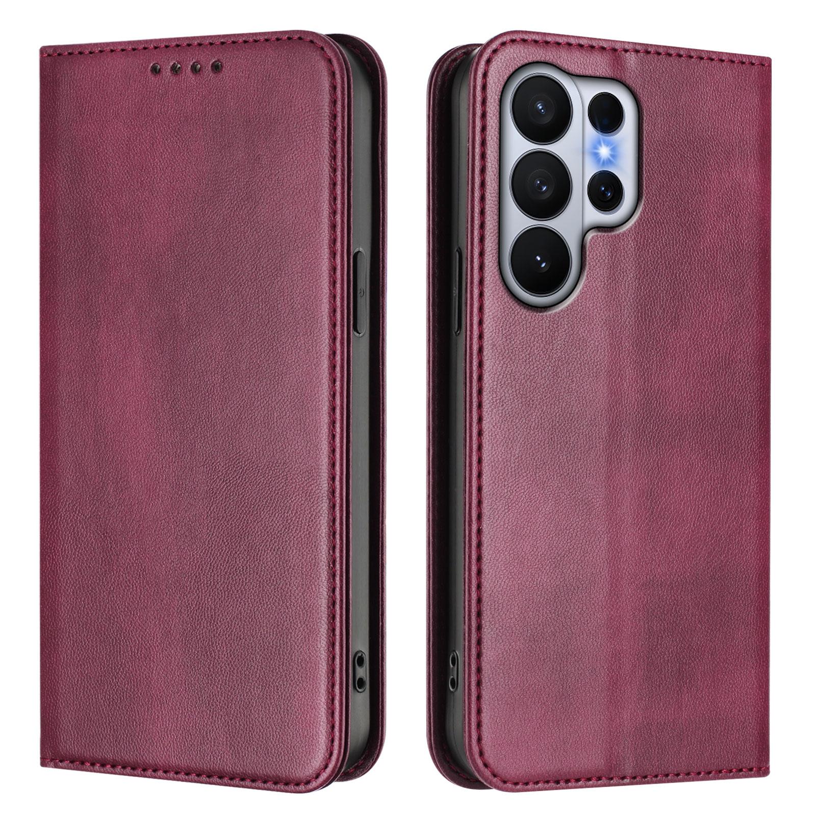 

For Samsung Galaxy S26 Ultra Wallet Cases Retro Texture RFID Blocking Leather Phone Cover