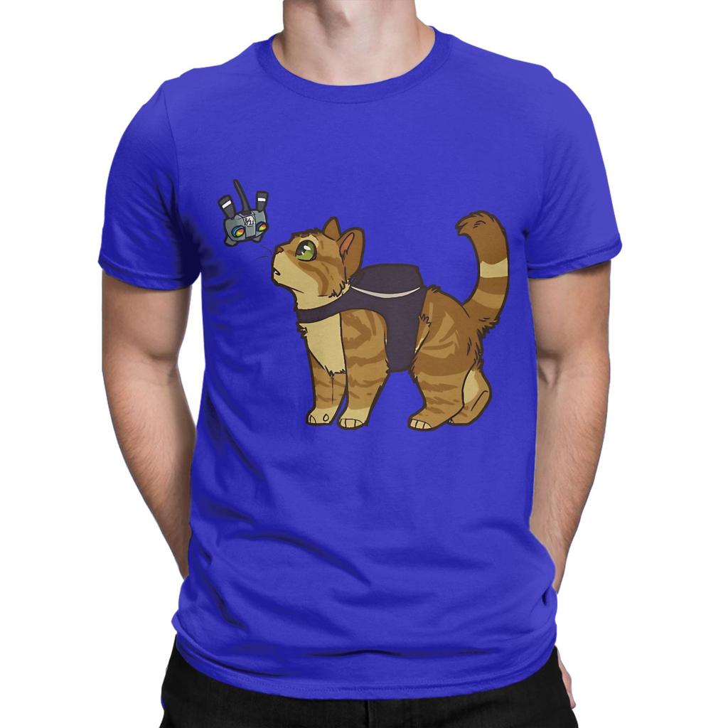 Stray Game Poster Funny Graphic 100 Cotton TShirt Stray Tees Tops For Unisex