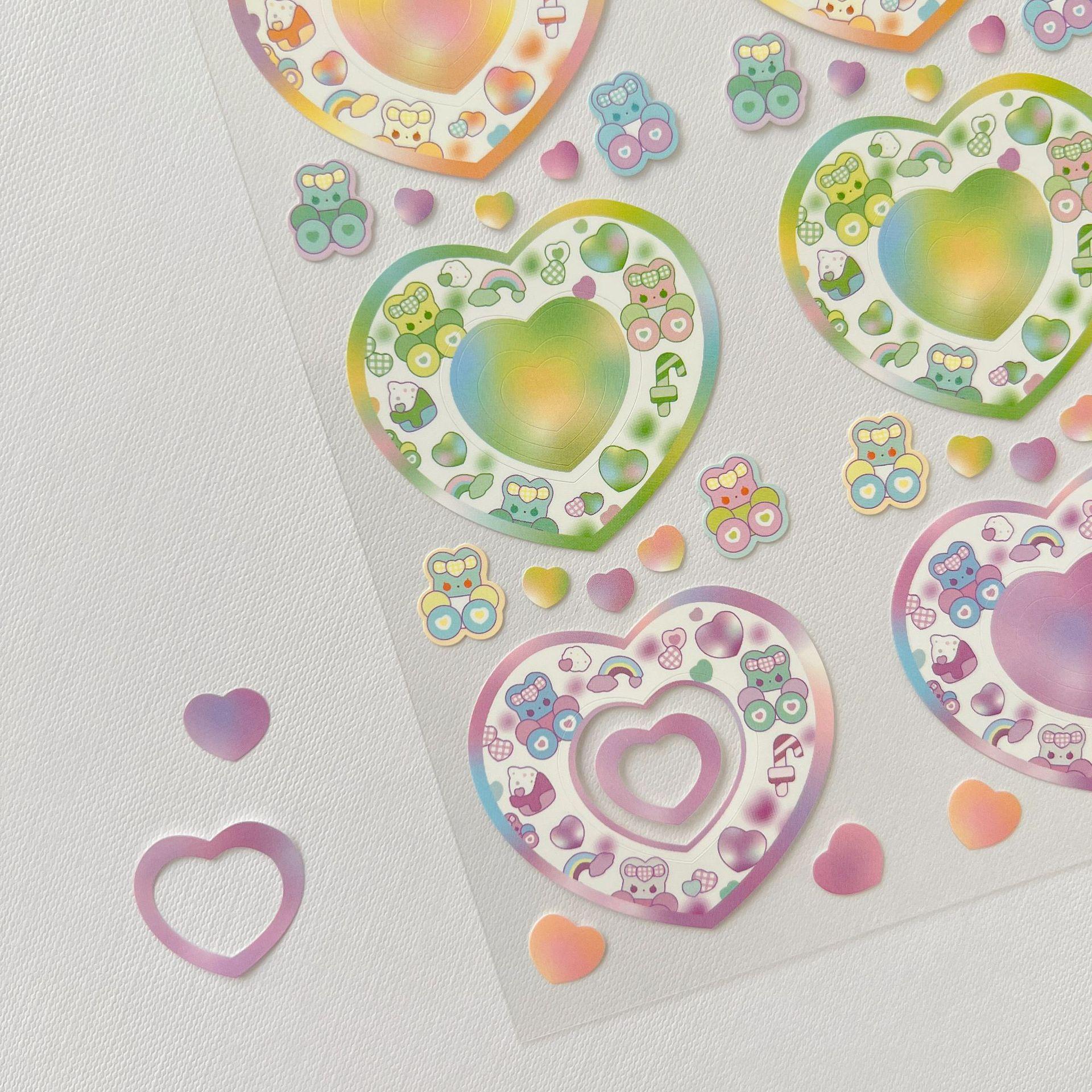 Корейская популярная наклейка на фоторамку с милым персонажем — фото 6