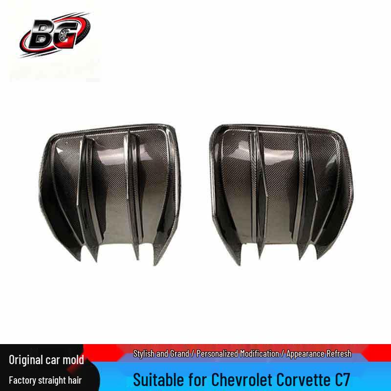 Chevrolet Corvette C7 Carbon Fiber Rear Diffuser Tail Lip Kit