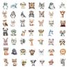 50PCS Animals With Glasses Stickers Aesthetic PVC Children Decoration Sketchbook Scrapbook Sticky Graffiti Cute Sticker For Kids