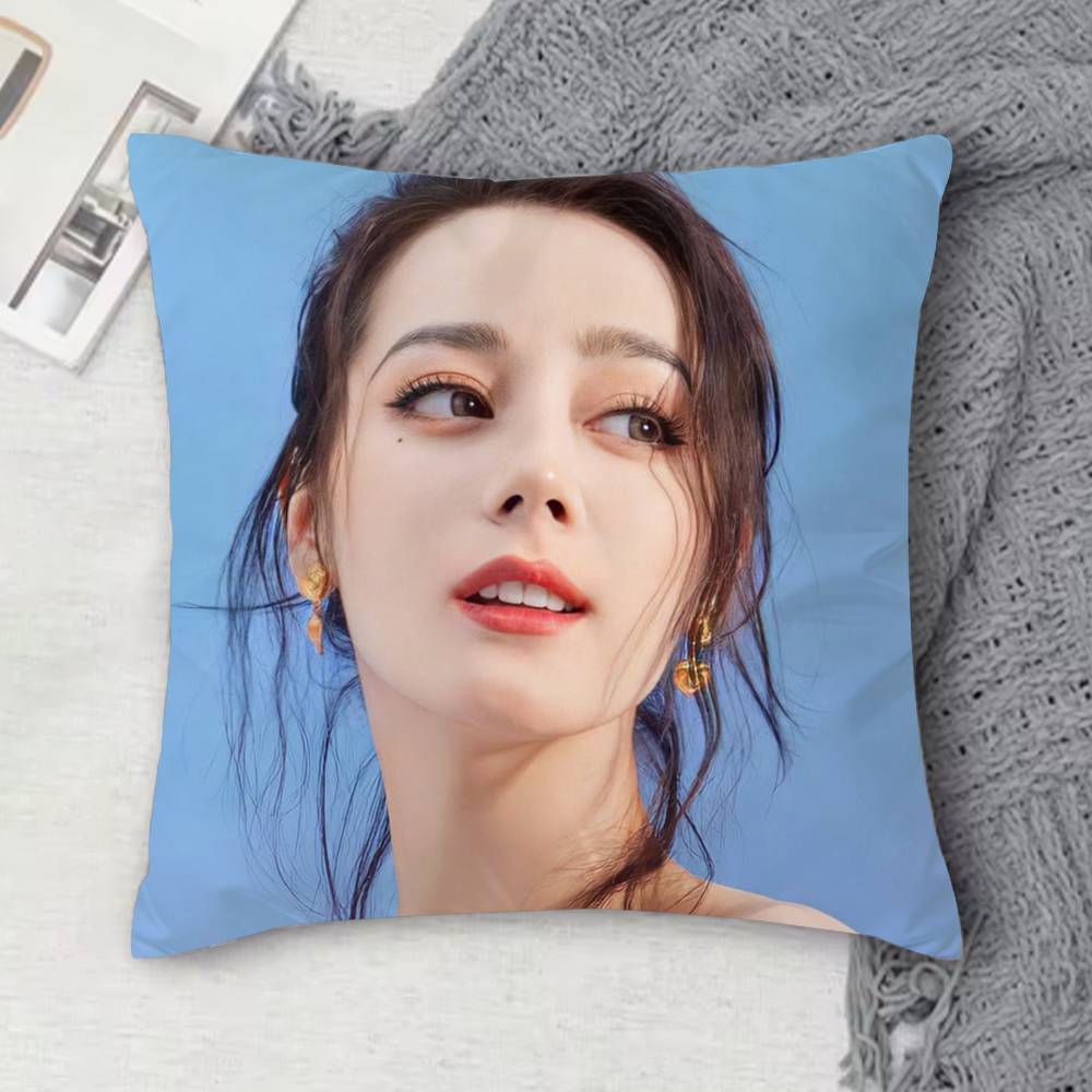 Dilireba Double-sided Printed Square Decorative Cushion Cover for Sofa Living Room Home Decor