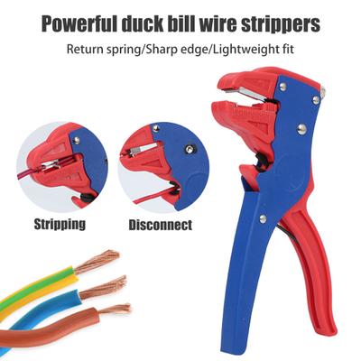 Automatic Wire Stripper with Non-Slip Handle Built-in Spring User-Friendly Design Self Adjusting Wire
