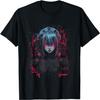 T-shirt z motywem dziewczyny z anime, mangi, cyberpunka, vaporwave