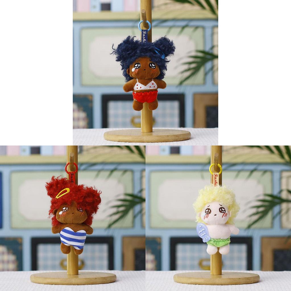 Plush Summer Swimwear Toy With Cute Hairy Doll Hanging Accessory For Kids And Teens