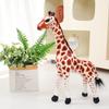 Simulation giraffe doll plush toy zoo deer sika deer doll girl soothing rag doll