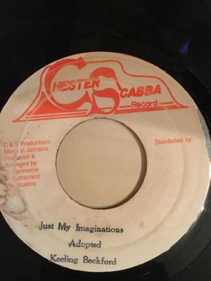 7inch Record KEELING BECKFORD  Just My Imagination   NONE Chester Scabba  Jamaica Reggae Ska  Dub Used