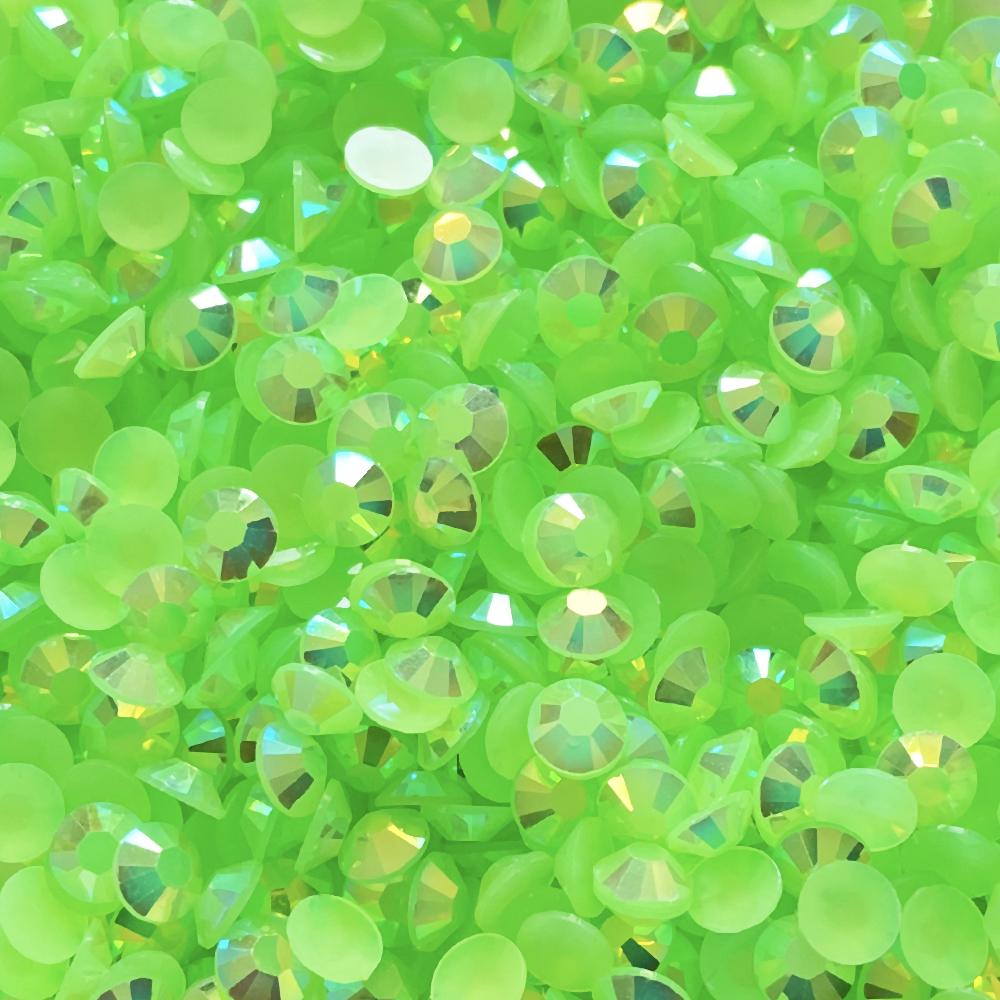 Hot Sale Bulk Package Non Hotfix Flatback Jelly Black AB Resin Rhinestones 2mm 3mm 4mm 5mm 6mm for DIY Crafts