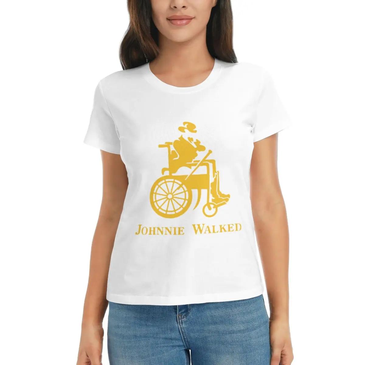 

Women TShirt Johnnie Walker Summer Short Sleeve Tees Crew Neck Cotton T Shirts Clothes Tops Streetwear S