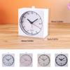 Modern Minimalists Alarm Clock with Builts In Nightlight and Quiet Movement for Home Decors Battery Operated Table Clock