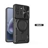 For Motorola Moto G7 Power Case Shockproof Armor Slide Camera Protect Back Cover for Moto G7 Power Magnetic Ring Holder Cover