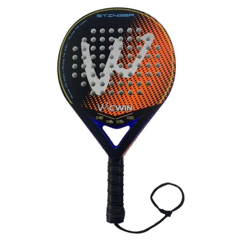 Lightweight Carbon Fiber Tennis Racket Beginners With Shock Absorption Precision Control