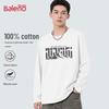 Baleno Men's Trendy Loose Fit Long-Sleeve T-Shirt
