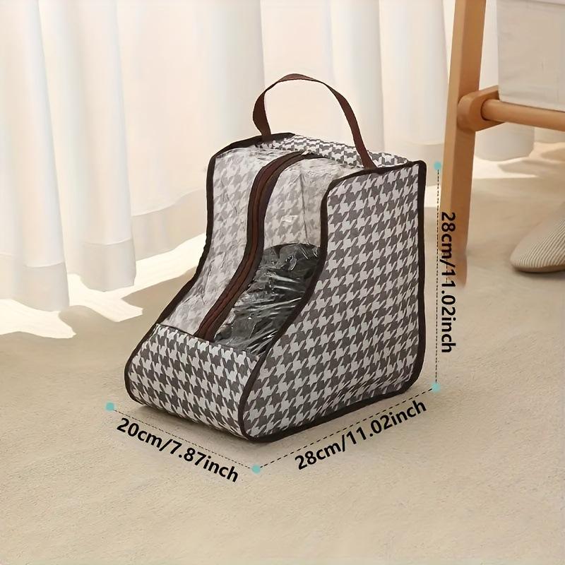 Portable Boots Storage, Tall Boots Storage Short Boots Protector Bag, Shoe Dust Bags,Shoe Sleeves for Travel,Clear Packing Organizers for Men & Women