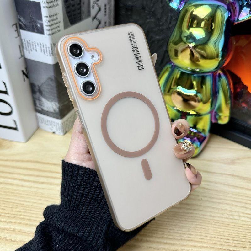 Clear Frosted Phone Case for Samsung Galaxy A57/37/27/17/07 A56/36/26/16/06 A55/35/25/15/05/S A54/34/24/14 Magnetic Wireless Charge Shockproof Cover