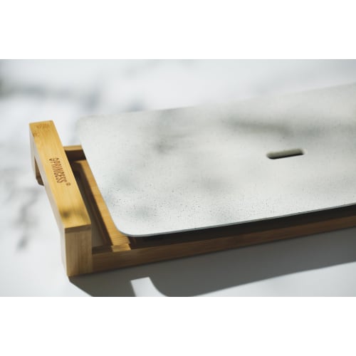 Princess Table Grill Stone White Ceramic Hot Plate, Large, Perfect for Yakiniku, Smokeless, Temperature Control, Easy Cleaning, Perfect for Home Parti