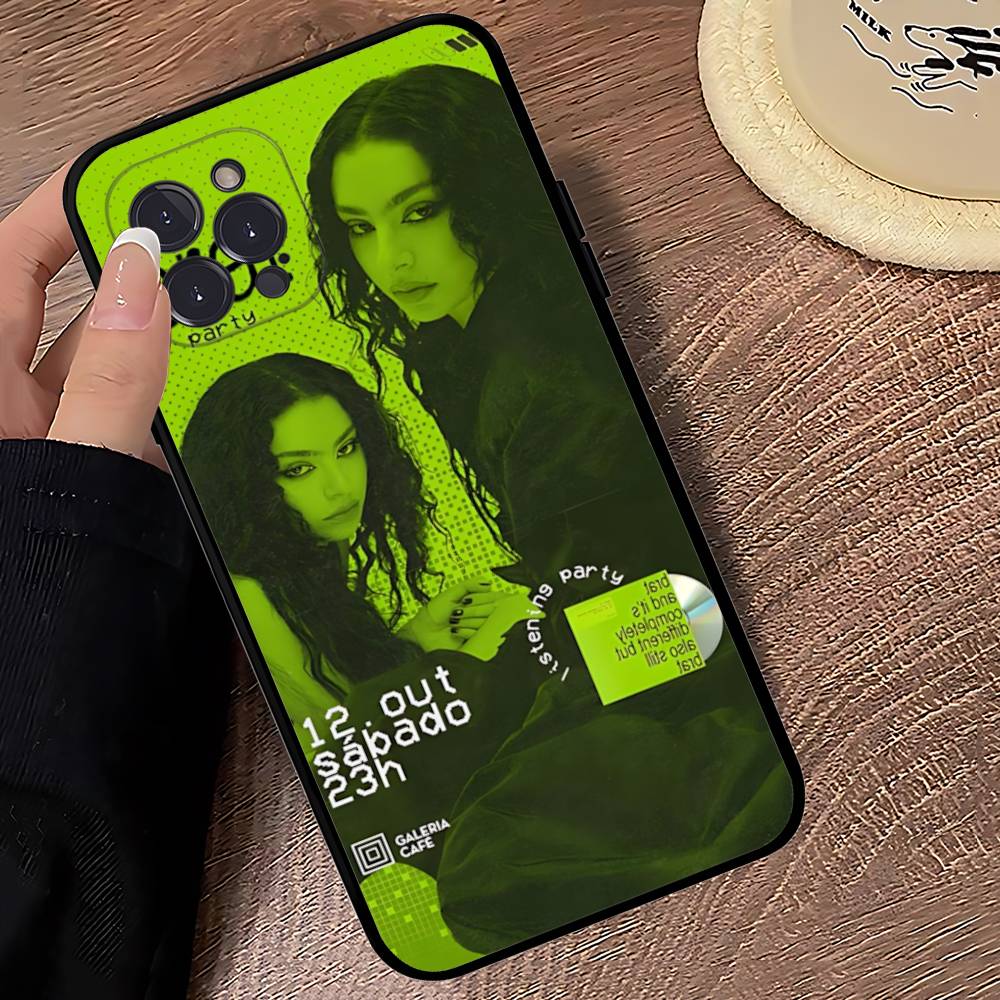 British Pop C-CharliS-XCX Singer For Iphone 17 16 15 14 11 12 13 Pro Max Plus Case Cute Art Phone Cover