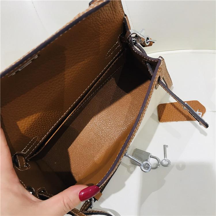 Nowej generacji płócienna torebka kopertówka ze skóry krowiej damska torba na ramię ukośny mała torba torba startowa