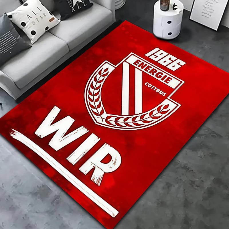 Energie Cottbus Carpet Rug for Living Room Bedroom Home Sofa Decoration,Kids play Nonslip Floor Mat
