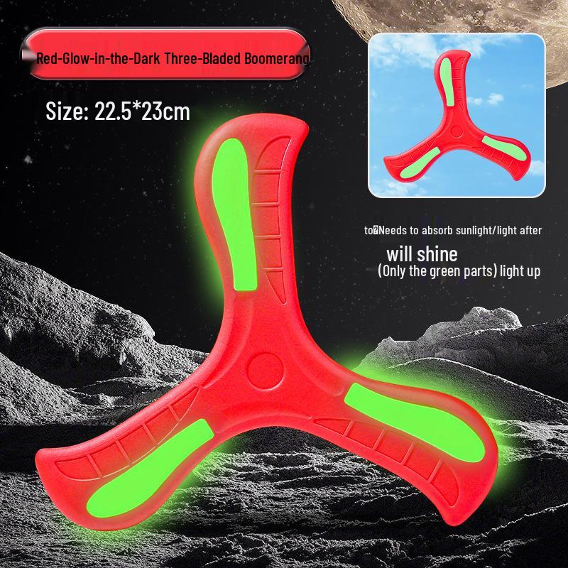 EVA Soft Three-Leaf Boomerang: Outdoor Parent-Child Interactive Hand-Thrown Toy