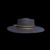 Ren Ull Hög Hatt Pork Pie Jazzhatt Brittisk Stil Mode Platt Topp Filthatt