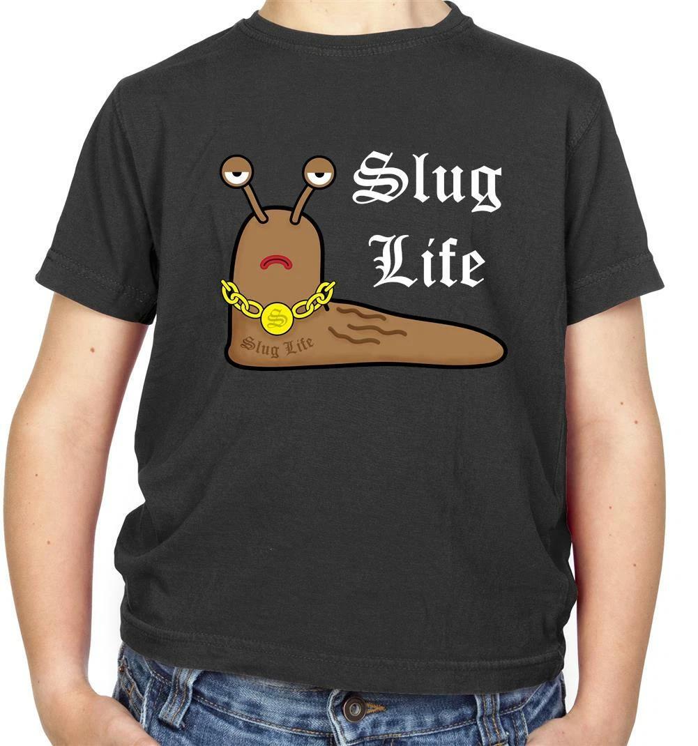 Slug Life Kids T-Shirt - Thug - Meme - Funny - Spoof - Gift - Banter 100