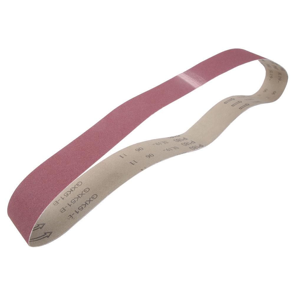 10 PCS Abrasive Sanding Belt Circular Grinding Belt 1220x50mm Aluminum Oxide GXK51 B(120#)