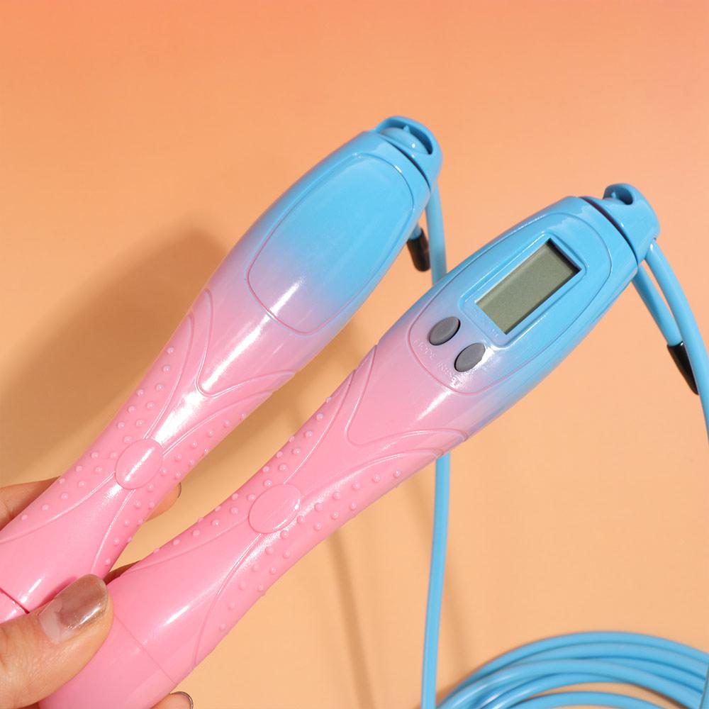 Non-slip Handle Jump Rope with Counter Contrast Color Fitness Jump Rope Kids
