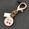 Cherry Keychain Jewelry Bag Pendant Fashionable And Exquisite Crystal Resin Cherries Car Keychain Pendant Female